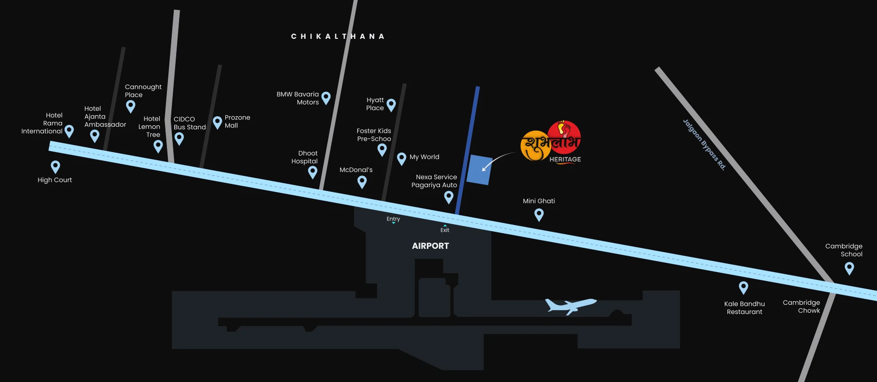 Shubh Labh Heritage Location Map